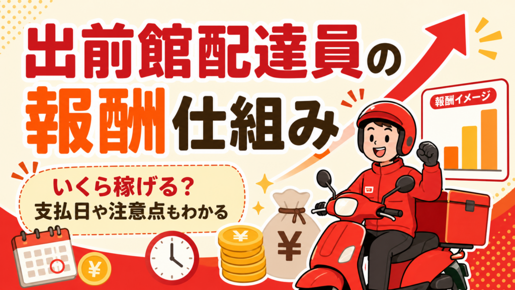 出前館配達員のブースト